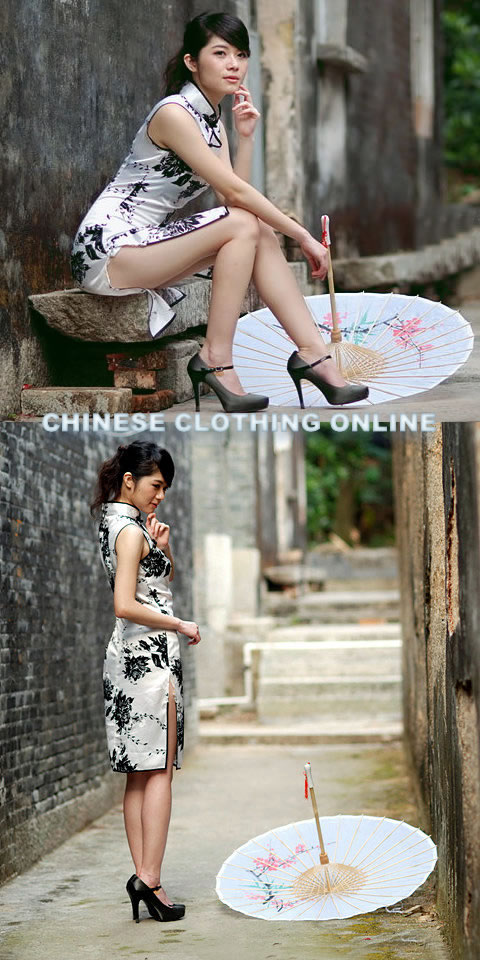 Sleeveless Mid-length Cheongsam (CM)