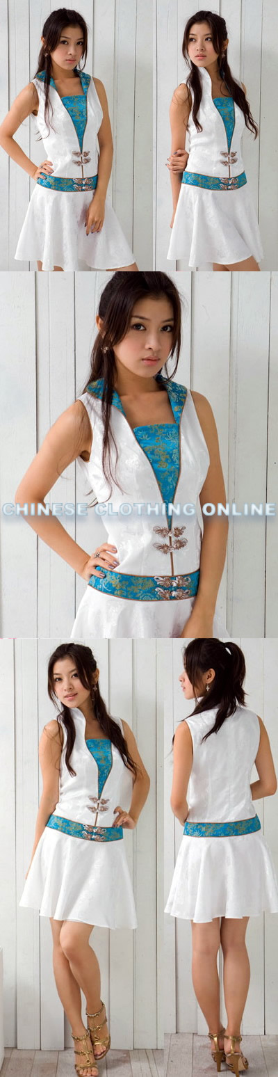 Sleeveless Short-length Cheongsam (CM)