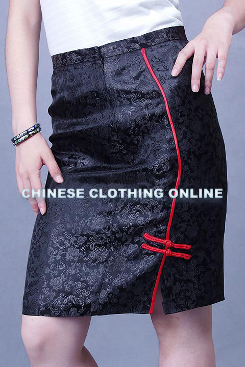 Cheongsam Style Short Embroidery Skirt (CM)