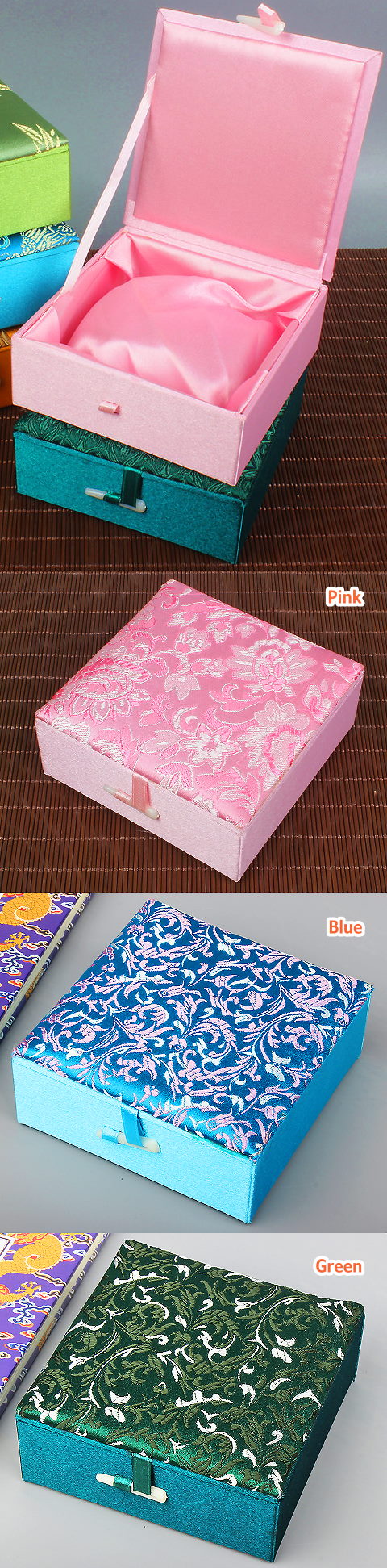 Brocade Jewelry Box (Multicolor)