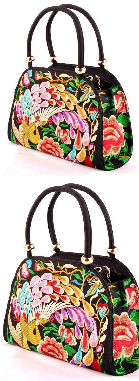 Ethnic Embroidery Handbag