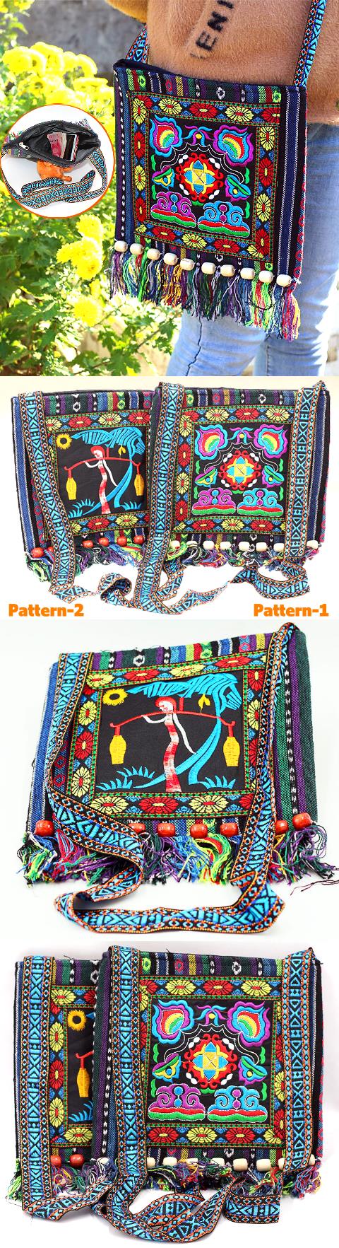 Ethnic Embroidery Shoulder Bag