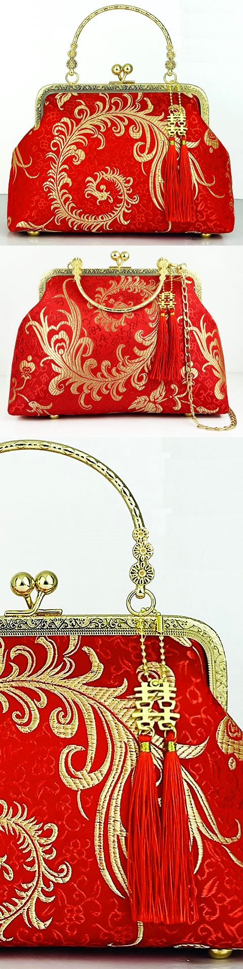 Double-happiness and Embroidery Bridal Shoulder-bag / Handbag