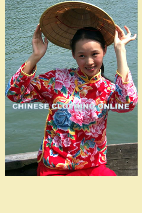 Long-sleeve Mandarin Blouse (CM)