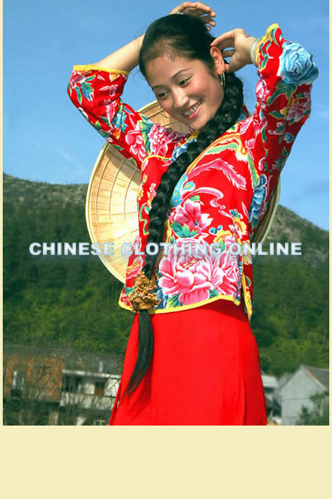 Long-sleeve Mandarin Blouse (CM)
