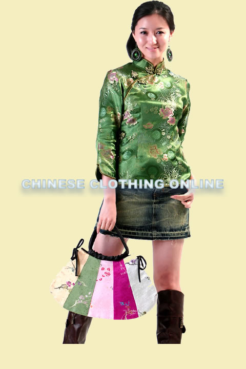 3/4-sleeve Mandarin Blouse (CM)