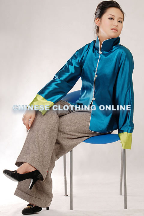 Long-sleeve Mandarin Blouse (CM)