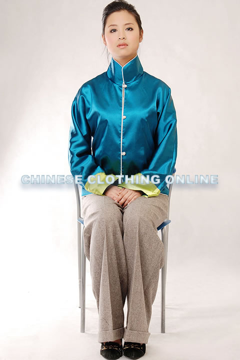 Long-sleeve Mandarin Blouse (CM)