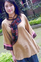3/4-sleeve Mandarin Blouse (CM)