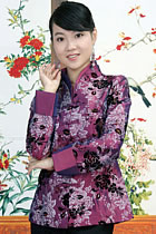 Long-sleeve Mandarin Blouse (CM)