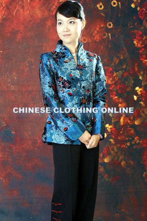 Long-sleeve Mandarin Blouse (CM)