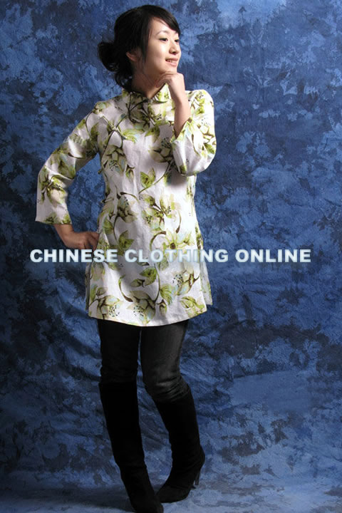 3/4-sleeve Mandarin Blouse (CM)