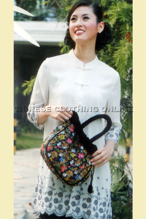Long-sleeve Mandarin Blouse (CM)