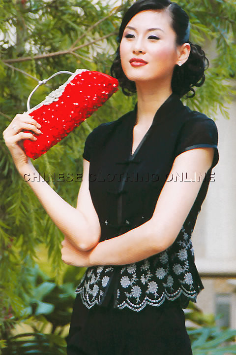 Cup-sleeve Mandarin Blouse (CM)