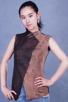 Sleeveless Mandarin Blouse (CM)