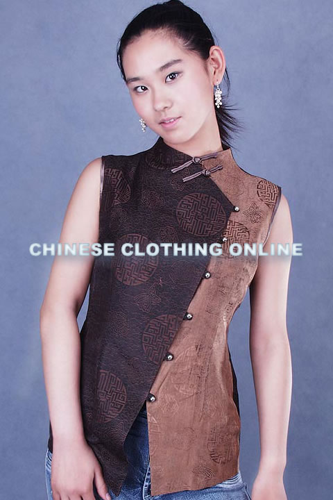 Sleeveless Mandarin Blouse (CM)