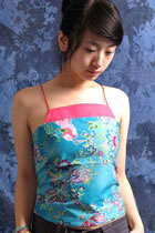 Bare Shoulders Mandarin Blouse (CM)