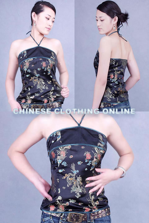 Bare Shoulders Mandarin Blouse (CM)