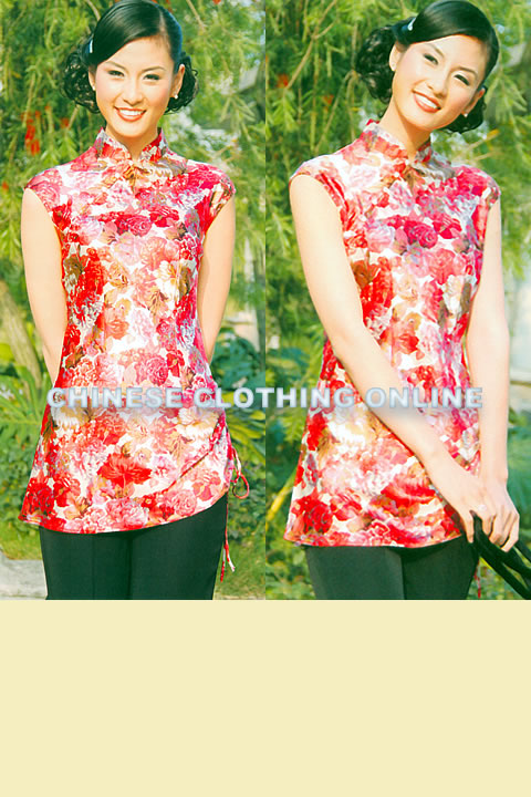 Sleeveless Mandarin Blouse (CM)