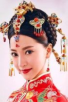 Luxurious Flower Headgear Set