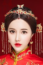 Luxurious Flower Headgear Set
