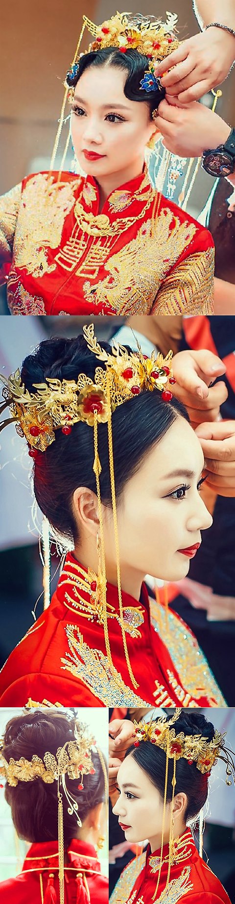Luxurious Crown Style Headgear Set