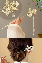 Exquisite Archaic Style Buyao (Hairpin with Single Pendants)