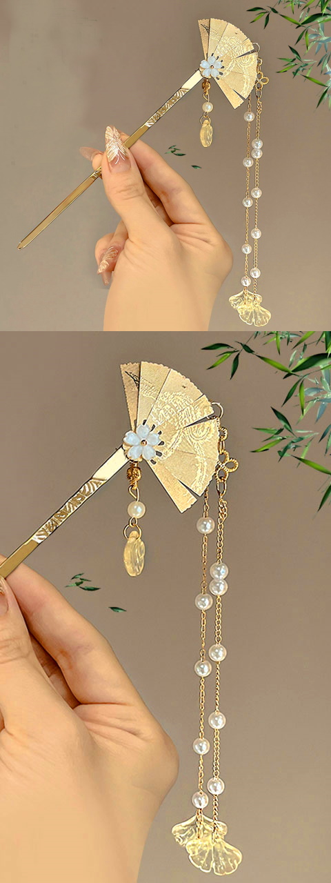 Exquisite Archaic Style Buyao (Hairpin with Single Pendants)