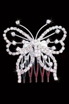 Sparkling Floral Hair Grip