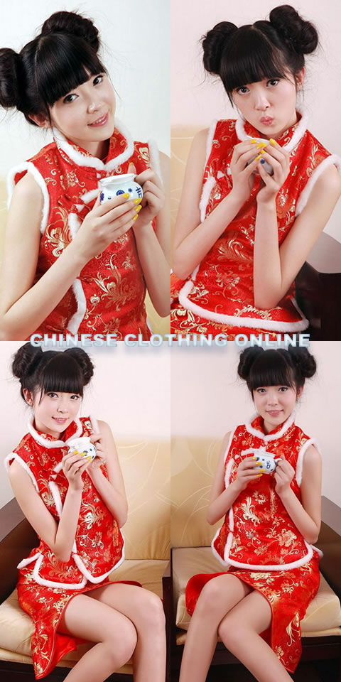 Sleeveless Short-length Skirt Suit (CM)