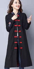 Trendy Ethnic Cotton Linen Coat (RM)