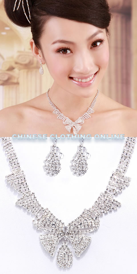Bridal Necklace and Earrings Set