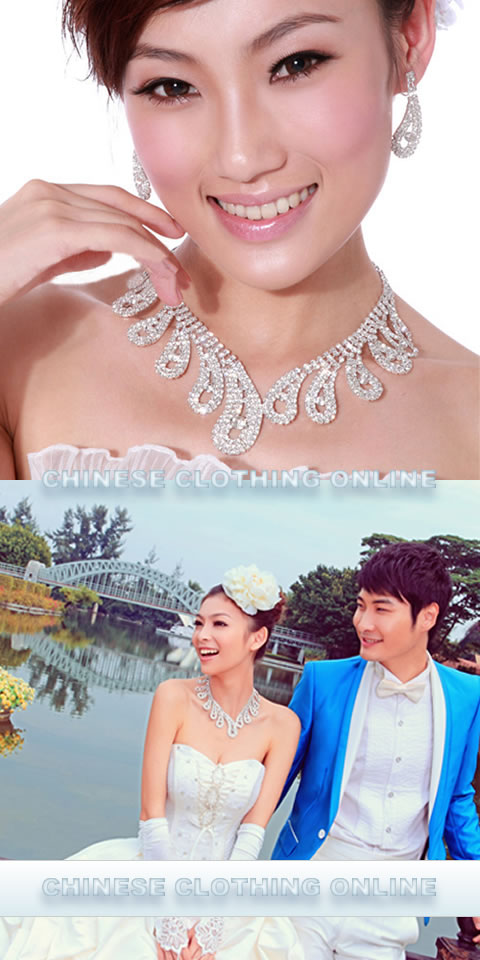 Bridal Necklace and Earrings Set