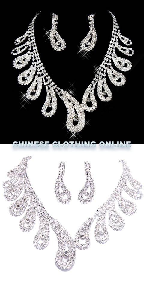 Bridal Necklace and Earrings Set