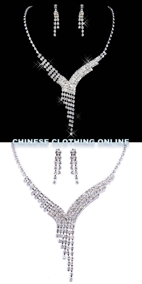 Bridal Necklace and Earrings Set