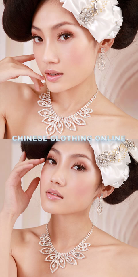 Bridal Necklace and Earrings Set