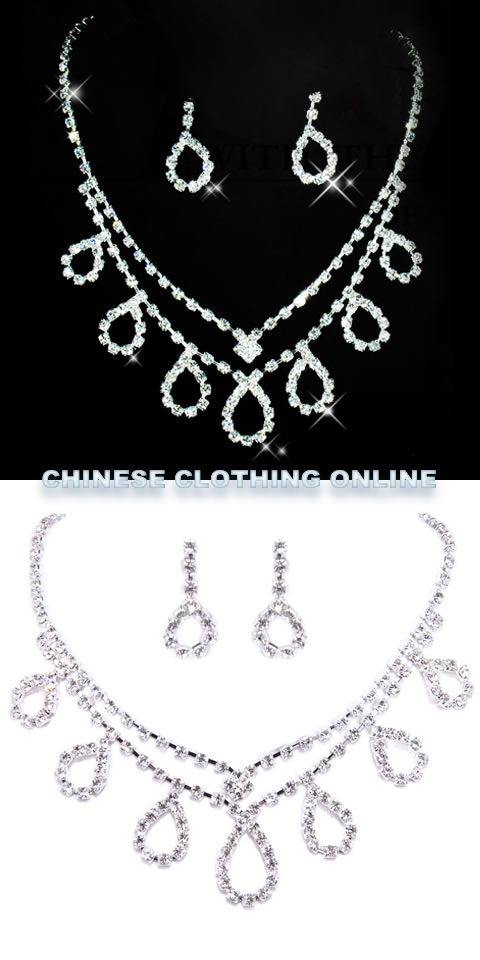 Bridal Necklace and Earrings Set