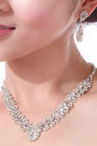 Bridal Necklace and Earrings Set