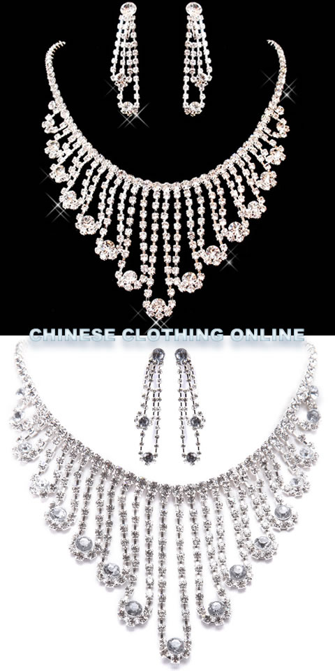 Bridal Necklace and Earrings Set