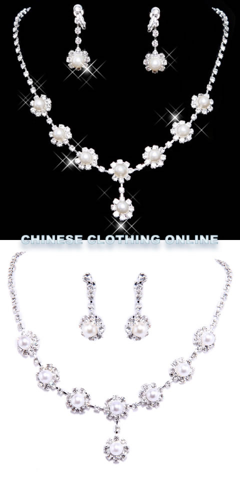 Bridal Necklace and Earrings Set