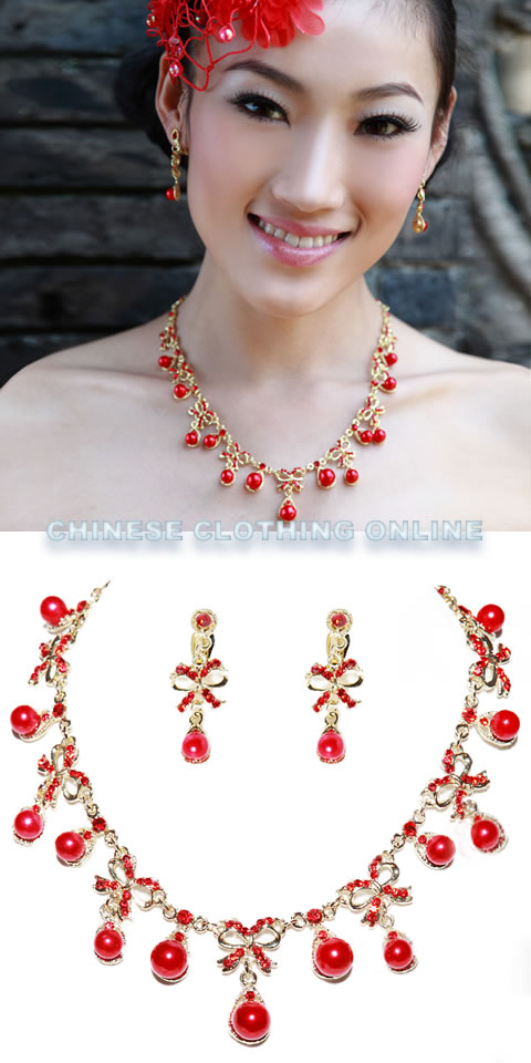 Bridal Necklace and Earrings Set