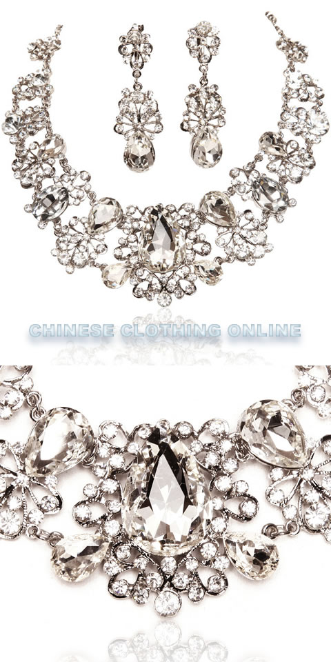 Bridal Necklace and Earrings Set