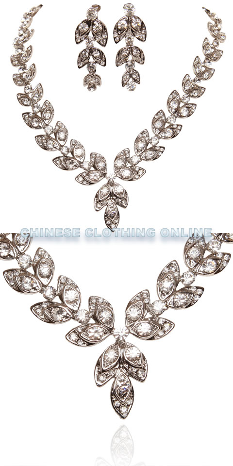 Bridal Necklace and Earrings Set