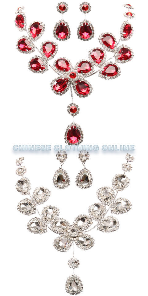 Bridal Necklace and Earrings Set