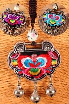 Handmade Ethnic Embroidery Necklace
