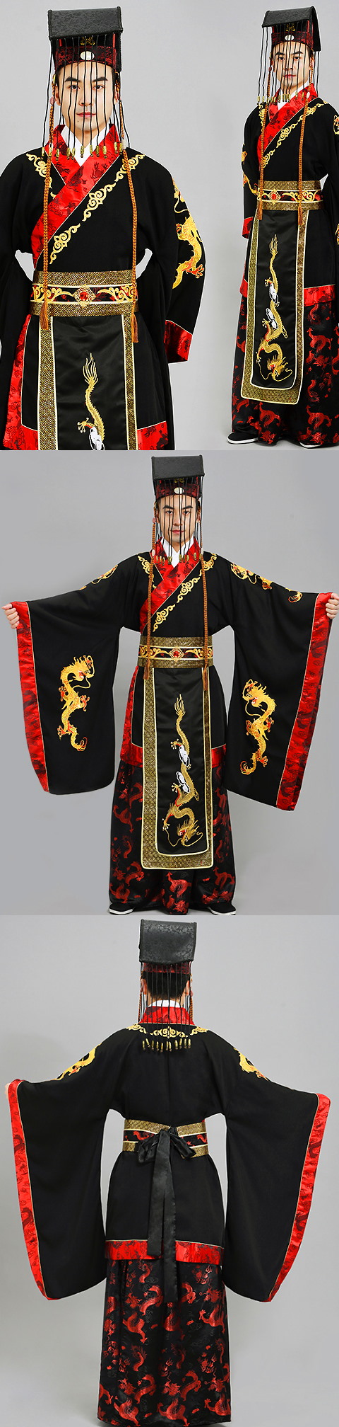 Qin Emperor (Qin Shi Huang) Dress w/ Crown (RM)