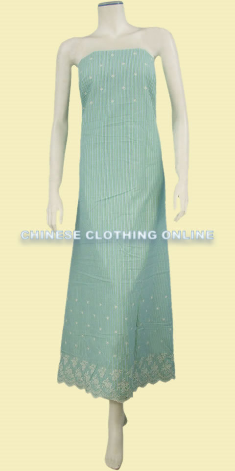 Fabric - Yarn-dyed Cotton w/ Embroidery