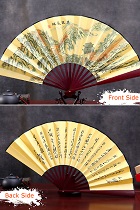 Tradition Painted Folding Fan