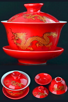 Fine Porcelain Gaiwan Teapot/Teacup