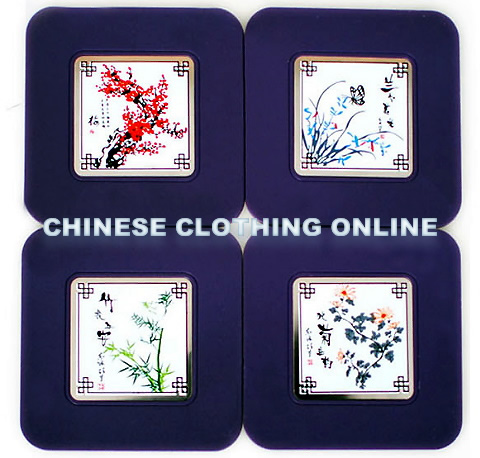 Chinese Ethnic Coaster (4 pcs)